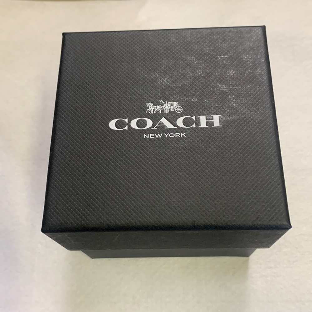 Authentic Coach “Leather Blue” watch